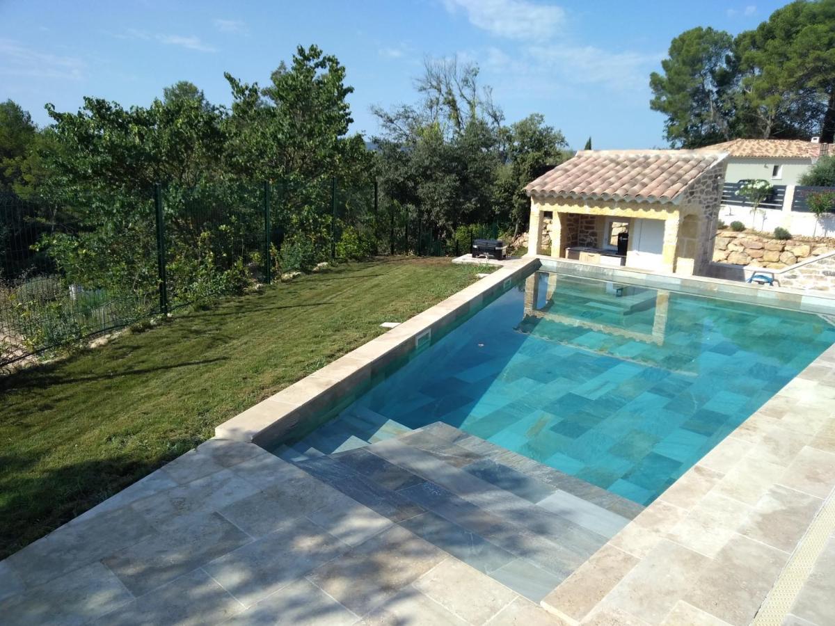 Studio Faillant Lorgues Spa Privatif Avec Superbe Piscine エクステリア 写真